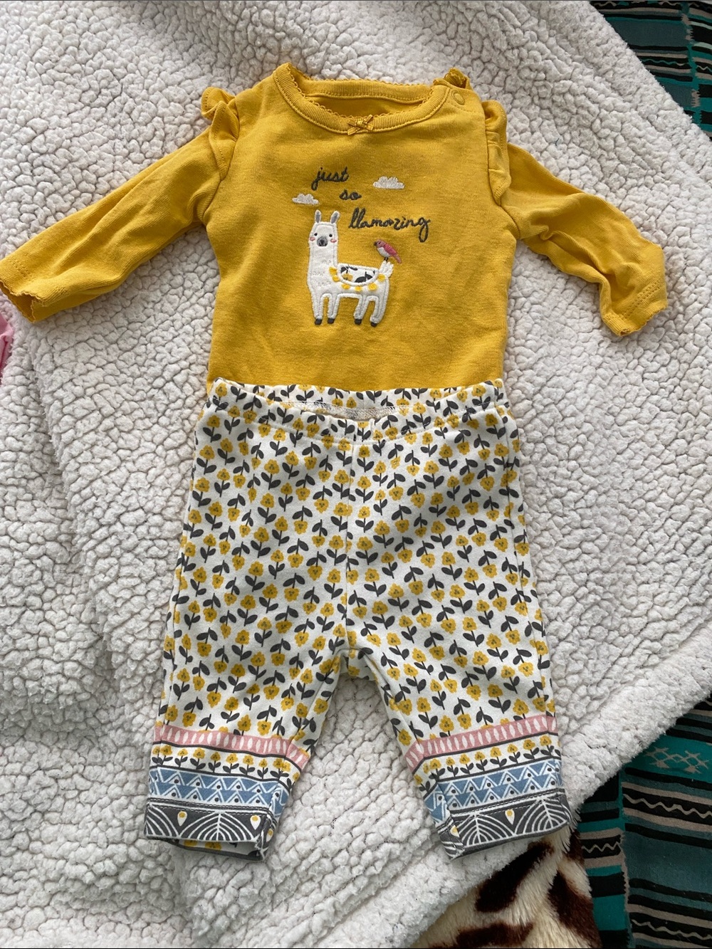 Carter's Yellow Newborn Bodysuit
